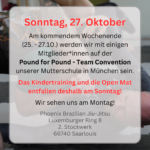 Das Foto zeigt in Schriftform die Informationen, die auch im Blogeintrag selbst noch einmal bezüglich der anstehenden Team Convention beschrieben sind.